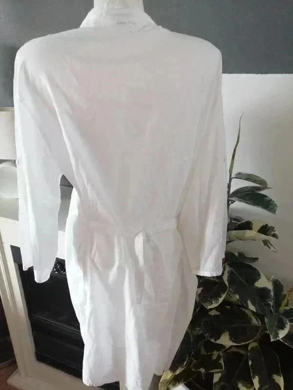 Vestido de renda branco 100% algodão – photo 3